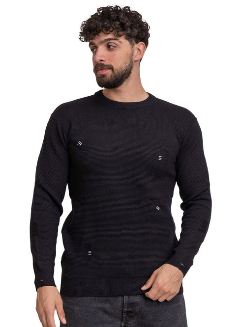 Black - Design p2250 PF - Round Pullover - Khotwh